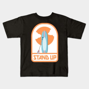 Stand Up Paddle Board Kids T-Shirt